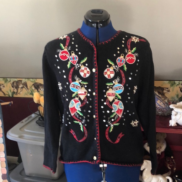 Vintage Other - Embellished perfect Christmas sweater; small